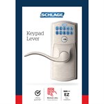 Schlage Satin Nickel Steel Electronic Keypad Entry Lock